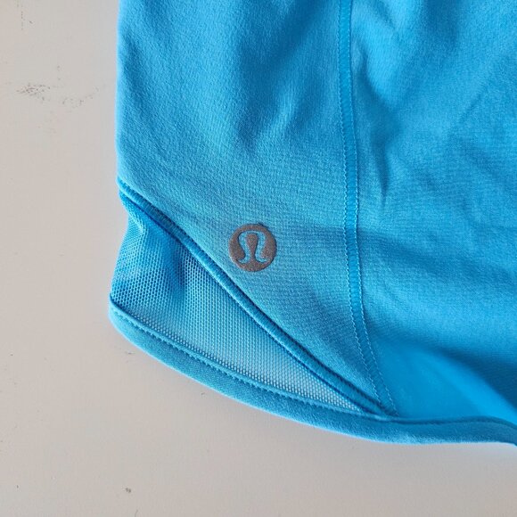NWT LULULEMON KYBL Blue Hotty Hot High Rise Short 4" Lined Size 4 - Picture 8 of 9